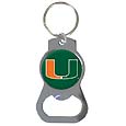 Miami Hurricanes Bottle Opener Key Chain